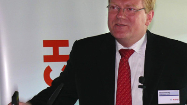 Stefan Hartung’s report highlighted the difficult market for electric garden tools.