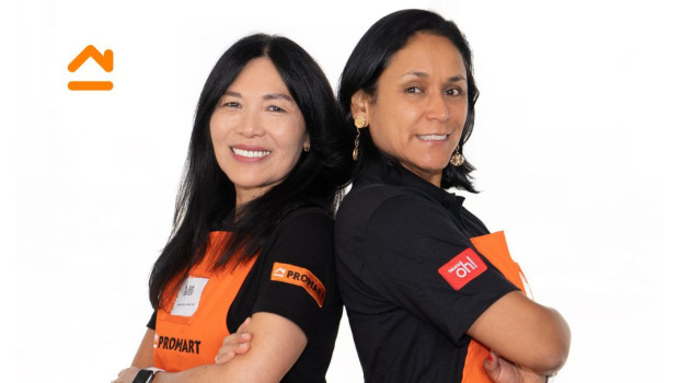 Milagros López Yendo (l.) has been working for Promart since 2010. The Peruvian DIY chain is led by CEO Verónica Valdez (r.).