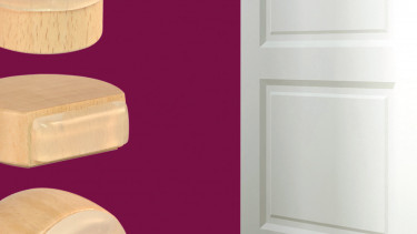 Made of real wood: Doorstop Wood 