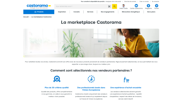 Castorama modelled its marketplace on the concept set up two years ago by the British chain B&Q.
