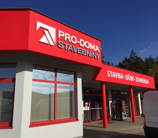 The Czech building materials supplier Pro-Doma – here with pictures of the location in Mukarov – is now member of Eurobaustoff.
