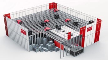 A new storage and picking system with round-the-clock robots