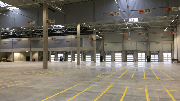 Hornbach's new logistic centre near Vienna is the first oudside Germany.