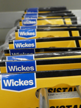 In the first quarter 2018, Wickes suffered from a declining UK DIY market.