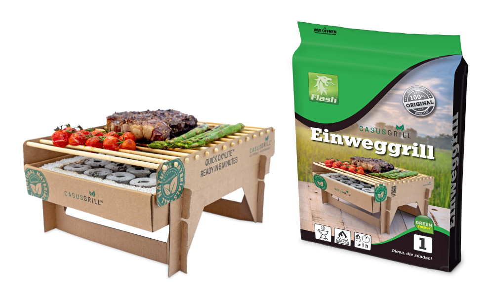 The ecological disposable grill diyinternational