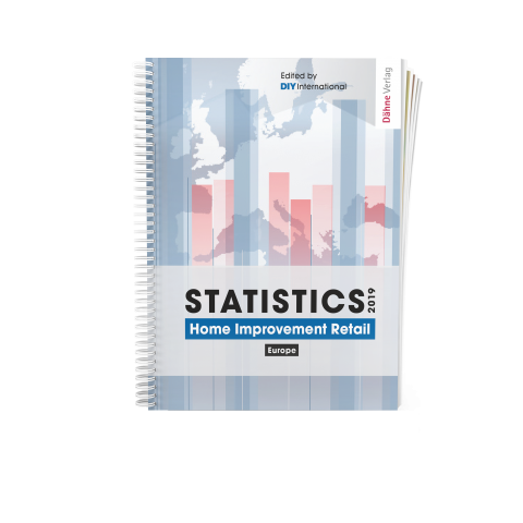 Statistics Home Improvement Retail Europe 2019 delivers detailed information about the Frenche DIY market.