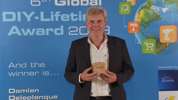 DIY Lifetime Award for Damien Deleplanque.