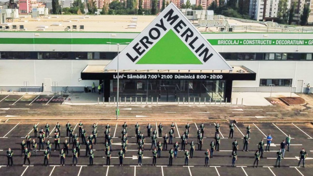 There is a team of 115 employees at Leroy Merlin's new store in Bucharest.