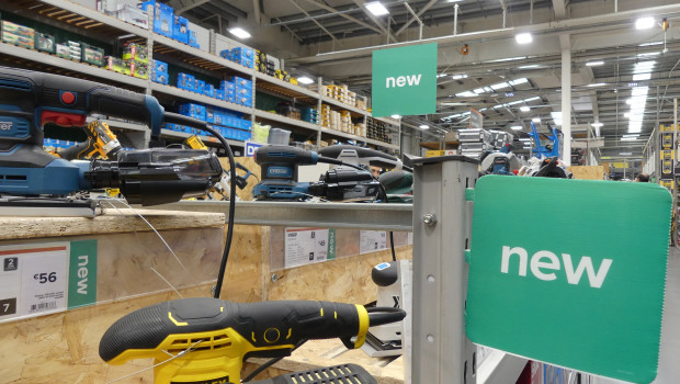 DIY store sales continue to rise: up 1.1 percent last year.