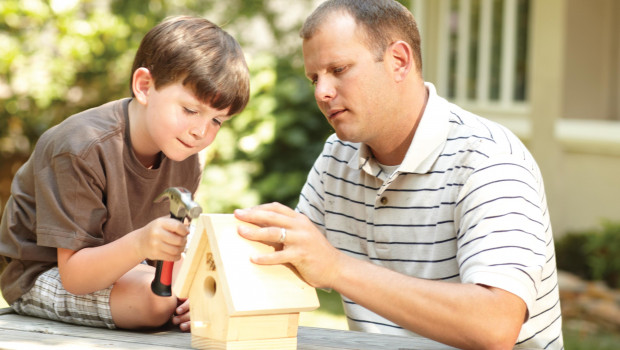 Tips and instructions for child-friendly diy-projects can be found online. Source: Home Depot