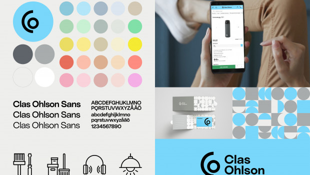 Clas Ohlson launched its new visual identity with a new logo and updated colours