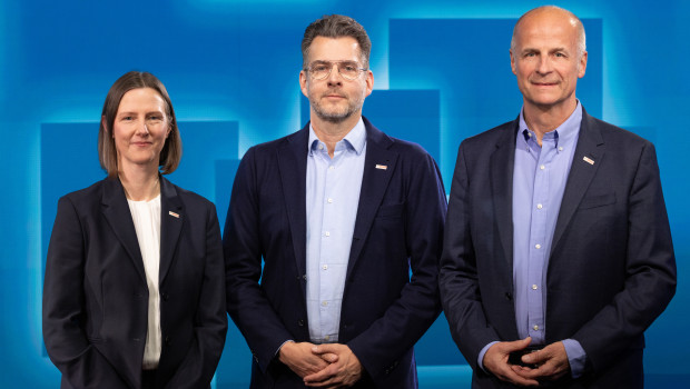 The future Power Tools Division Board (from left): Dr Katharina Hartl, Michael Budde and Martin Hettich.