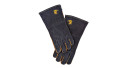 Heat-resistant leather gloves