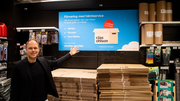 "Enabling more space in our customer’s homes is a great way of simplifying our customers’ lives," says Henrik Danielsson, head of New Business at Clas Ohlson.