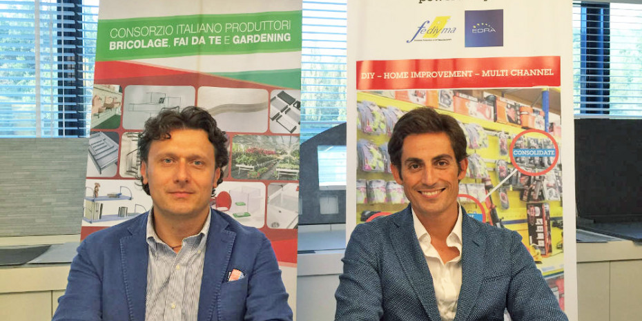 Made4DIY, Michele Zucca (right) and Ivan Bartolucci (president and general manager)