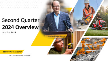 Stanley Black & Decker makes 3 per cent less turnover