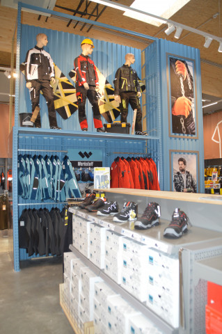 Workware is another important section in the new Lagerhaus store.