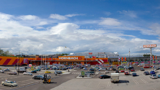 Hornbach achieves higher sales growth outside Germany than at home. Pictured is the store in Stockholm.