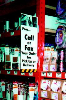 Professionals can save time and order ahead by telephone.
Professionals can save time and order ahead by telephone.