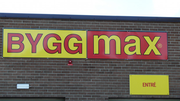Byggmax ended the third quarter with sales of SEK 1.7678 bn.