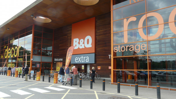 In the first quarter, B&Q saw sales fall by 8.8 per cent.