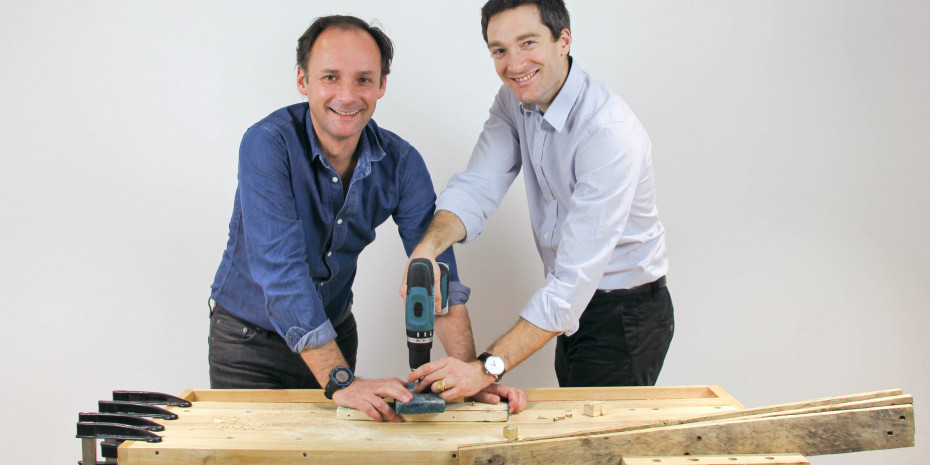 Christian Raisson (left) and Philippe de Chanville, the founders of online marketplace
