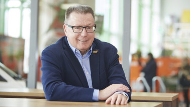 Father succeeds son at the helm of the company