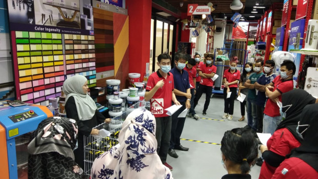 Good Home's the staff have access to hand sanitisers, gloves and face masks, and the shops – including the counters, trolleys, racks, the items on display, floors, and the glass—are disinfected daily before opening.
