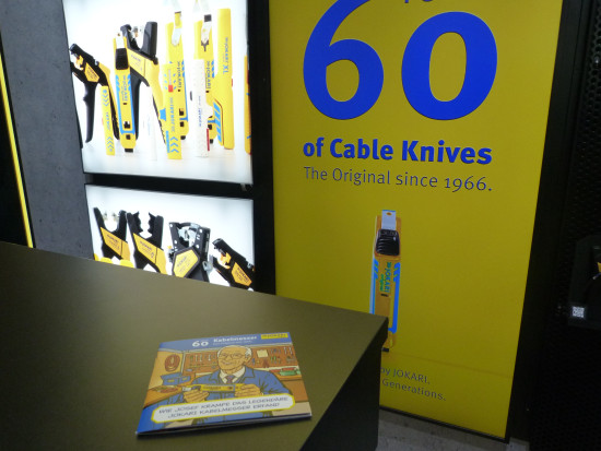 Jokari designed its own Pixi book to celebrate the anniversary of its cable meter.
