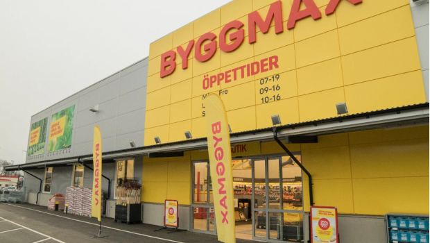 Byggmax stores are the main sales channel of the Swedish Byggmax Group.