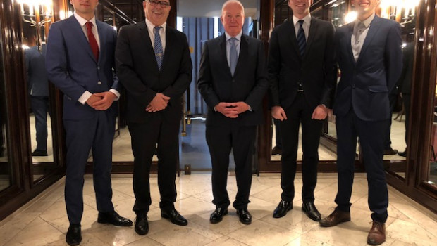 Looking forward to the new partnership: the associations representatives.