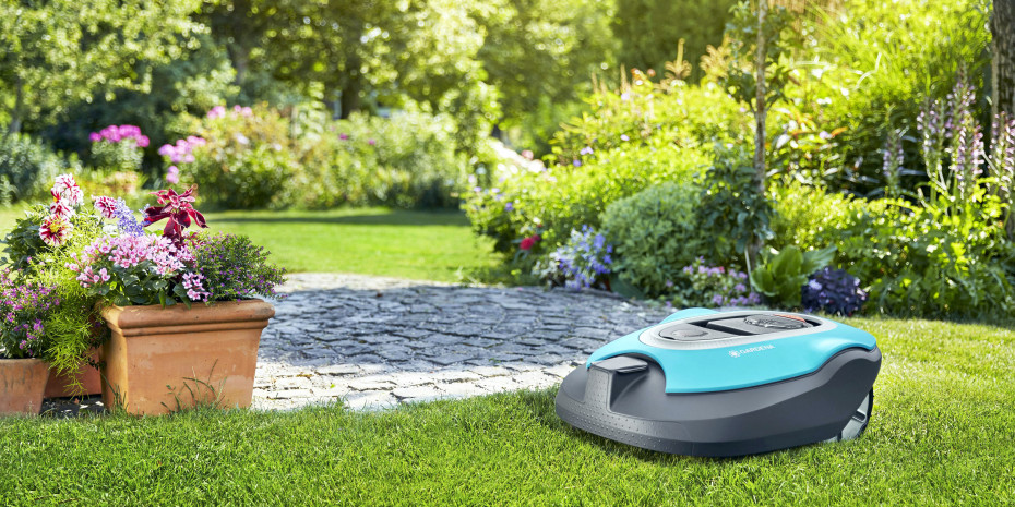 Robotic lawn mower, Gardena. Photo: Gardena