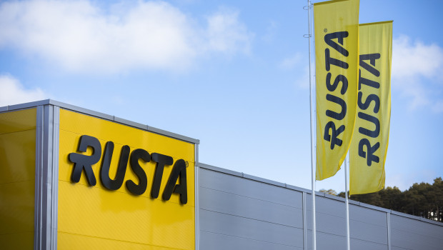 Rusta operates 87 stores in Sweden, 19 in Norway, and two in Germany.