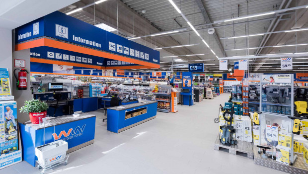 Werkers Welt, the small retail concept operated by Hagebau, grew its sales in 2017 by 5.6 per cent.