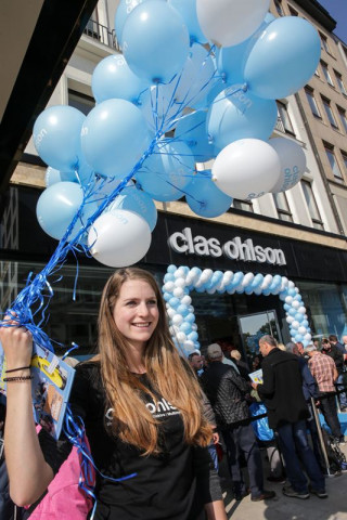 The entrance of the first Clas Ohlson store in Germany.
The entrance of the first Clas Ohlson store in Germany.