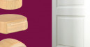Made of real wood: Doorstop Wood 