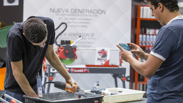 The biggest segment of Ferroforma 2017 is industrial supplies, accounting for 20 per cent of companies. Suppliers of hand tools make up 19 per cent of exhibitors.