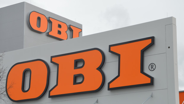 Obi is the largest German home improvement retail group.
