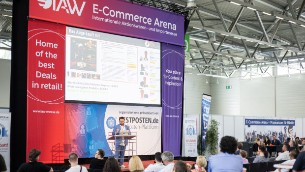 As part of the promotional goods trade fair, industry experts will provide information on trends and news from the online retail sector in the E-Commerce Arena. As part of the promotional goods trade fair, industry experts will provide information on trends and news from the online retail sector in the E-Commerce Arena.