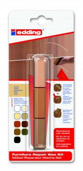 Furniture repair wax kit, Edding