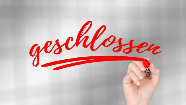 "Geschlossen" - "closed": German DIY stores and garden centres stay closed until mid-February. Photo: Gerd Altmann/Pixabay.