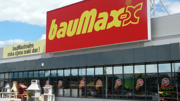 The former Baumax store in the Croatian capital Zagreb has already closed. 