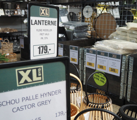The XL-Byg cooperative offers its members professional merchandising.