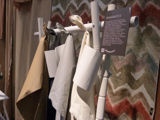 Textiles can also be made from the waste from banana production. 