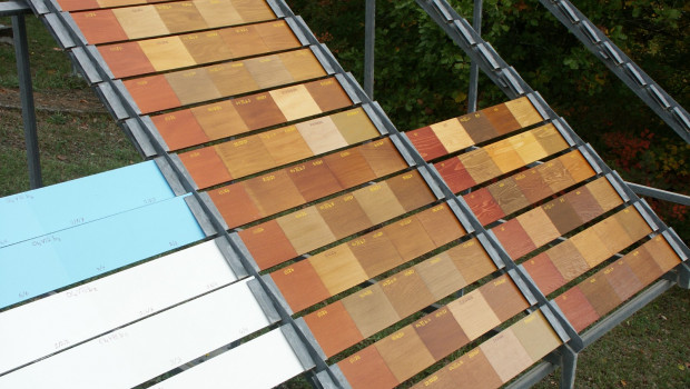 Hardness testing for paints, varnishes and stains. The Paint Quality Institute tests more than 50 different coatings in the south of France.