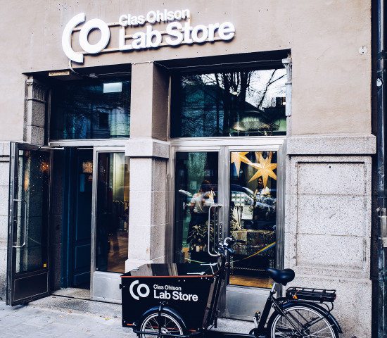 The store forms part of the company’s Stockholm office.