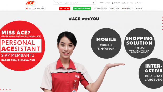 Ace Indonesia's website.