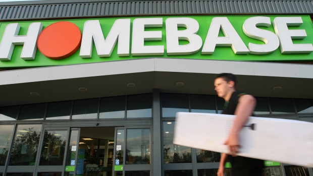 The Homebase stores increased their total sales by 3.9 per cent in 2009/2010.