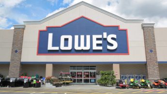 Quarterly sales at Lowe's fall by almost 13 per cent