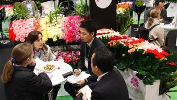 The exhibitors at Ifex included producers of flowers from Japan and all over the world.